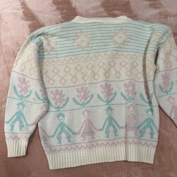 Vintage Cabin Creek 80s Acrylic‎ Sweater S - Picture 3 of 7